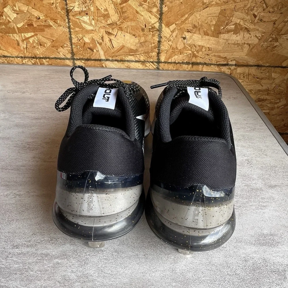 Nike Force Zoom Trout 7 Pro Black Gold White Baseball Cleats CQ7224-012 Men's 8‎